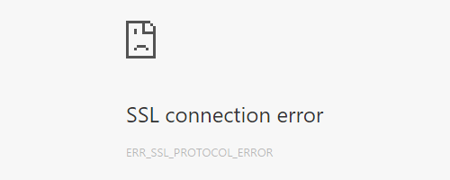 Google Chrome Error Message